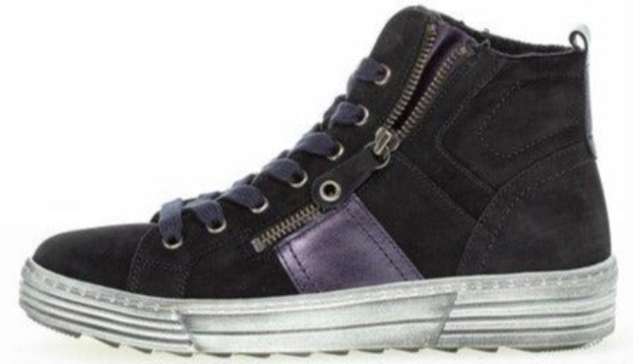 Gabor 73770.16 - Night Blue Nubuck Leather