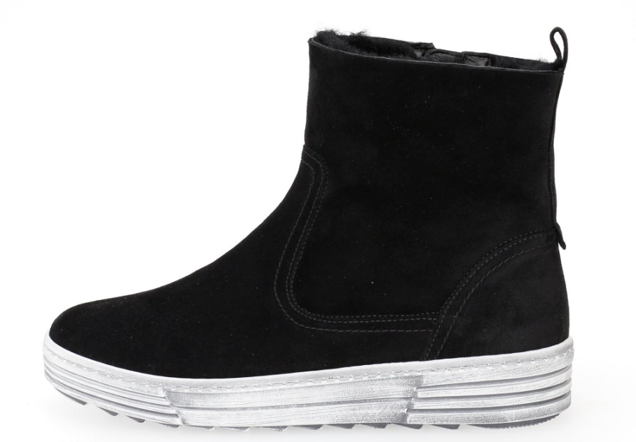 Gabor 73775.17 - Black Shearling Suede