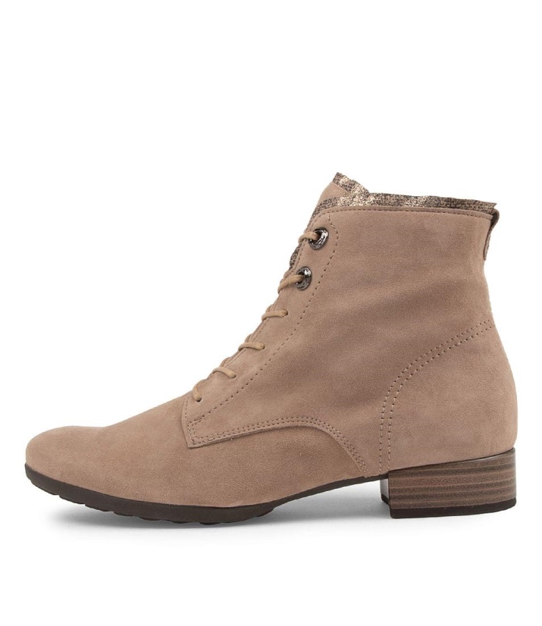 Gabor Pisa Sabbia Suede Ankle Boots