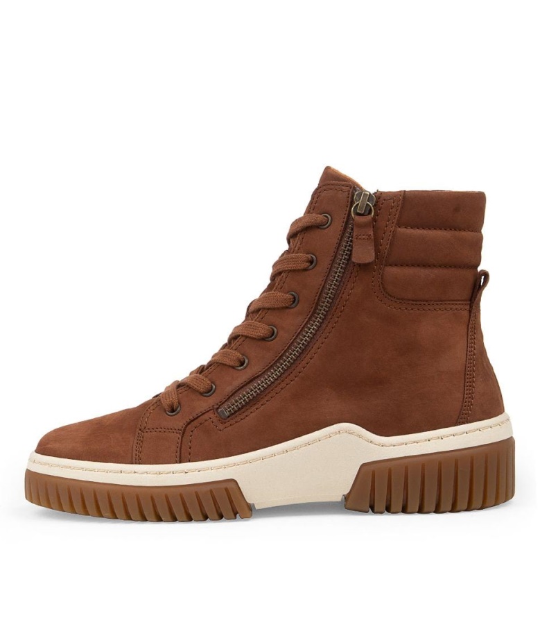 Gabor Saacha Nut Suede Ankle Boots